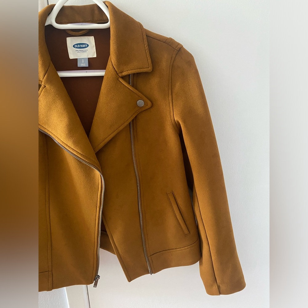 Old Navy Women's Seude Jacket Size Small - Picture 2 of 5